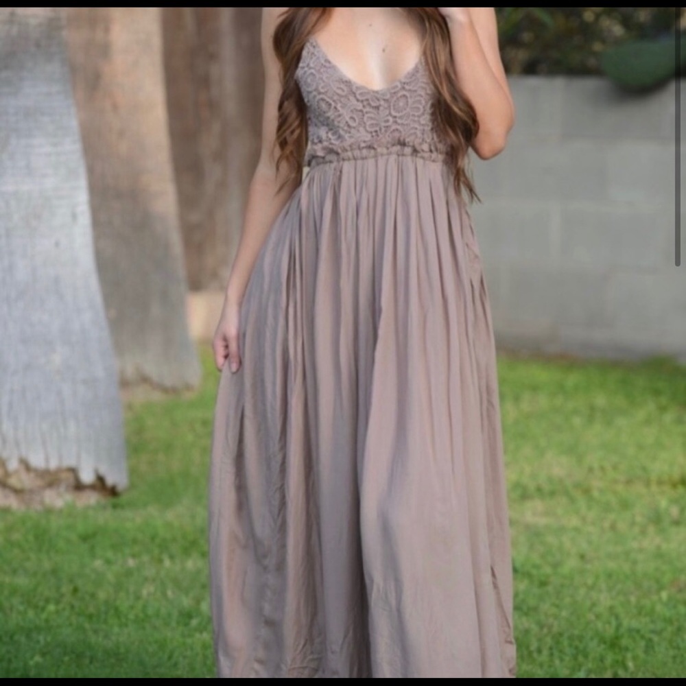 Fashion Nova Ancient Rome Dress in Mauve
